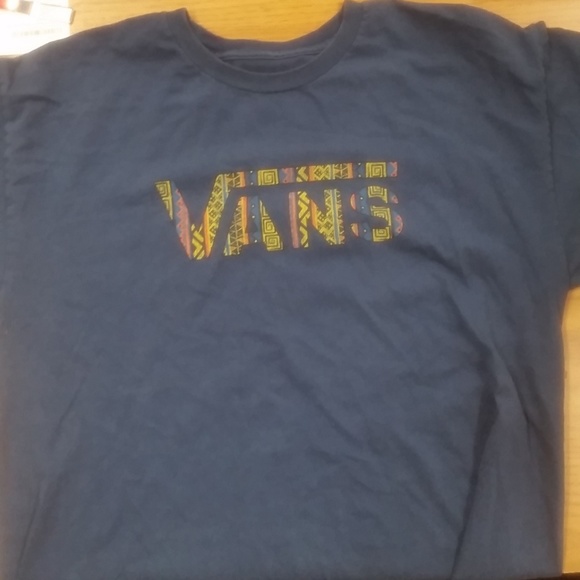 Vans Navy Blue Tribal Tee - Picture 1 of 2